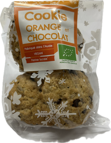 Cookie Orange Chocolat Sac80g